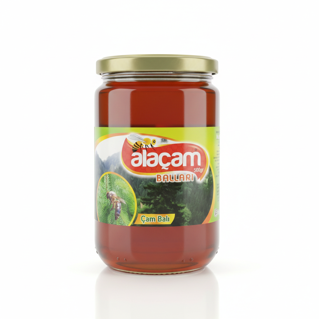 Alaçam Balları Organik Çam Balı 500gr